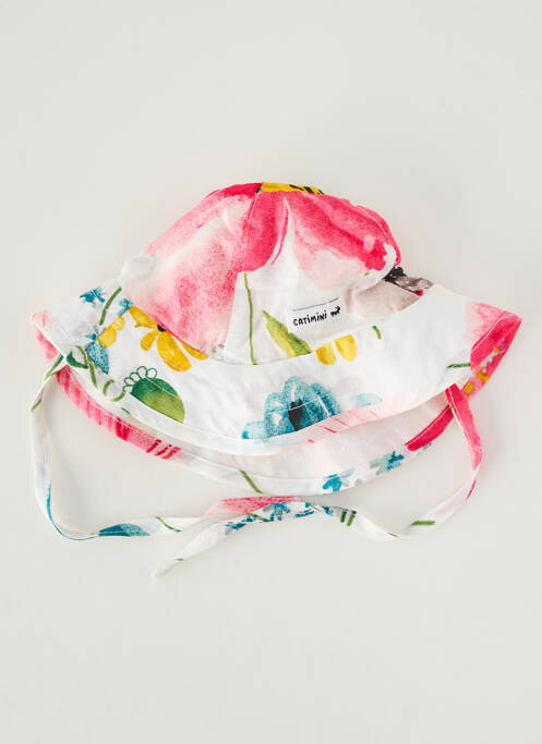 Pălărie imprimeu floral roz CATIMINI fille
