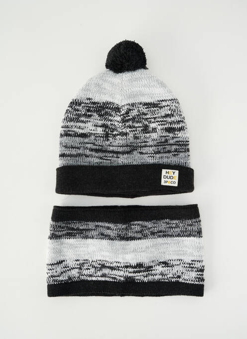 Căciulă imprimeu fantezie gri 3 POMMES garcon