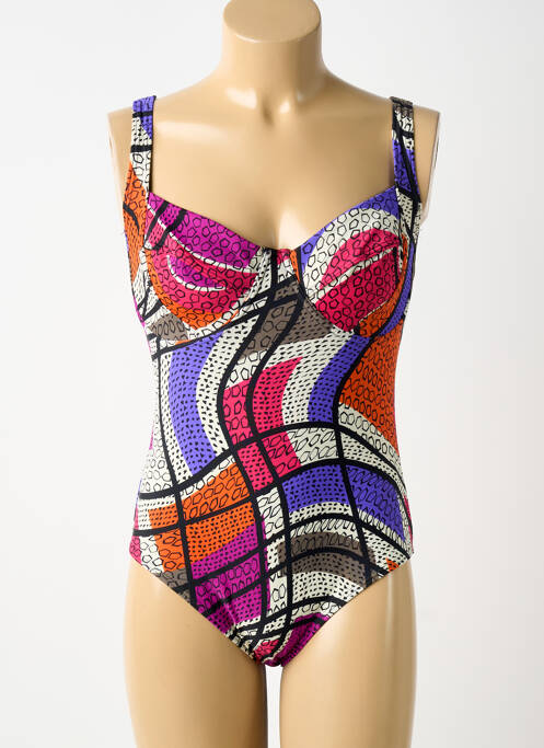 Costum de baie dintr-o singură piesă roz ROSE POMME femeie