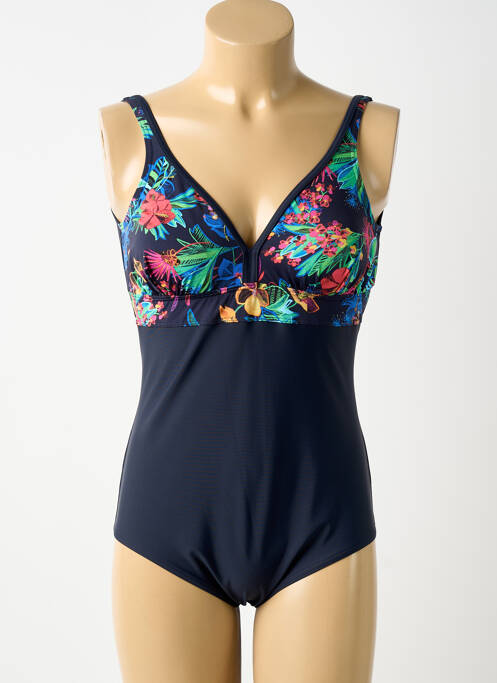 Costum de baie dintr-o singură piesă albastru ROSE POMME femeie