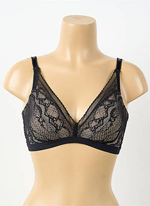Sutien fără armatură bralete negru FREYA femeie