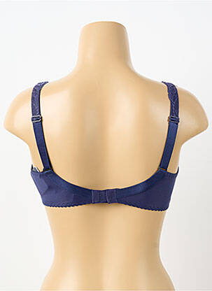 Sutien efect material satinat sutien cupe întregi cu decolteu înalt violet PRIMADONNA femeie