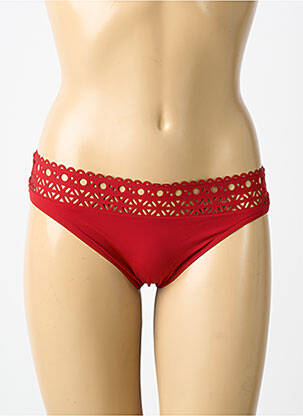 Chiloți de baie roșu închis LISE CHARMEL femeie