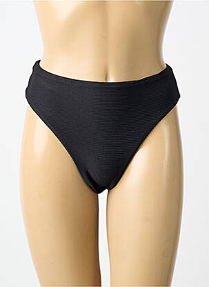 Chiloți de baie țesătură satinată bikini negru SEAFOLLY femeie