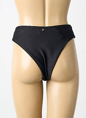 Chiloți de baie țesătură satinată bikini negru SEAFOLLY femeie