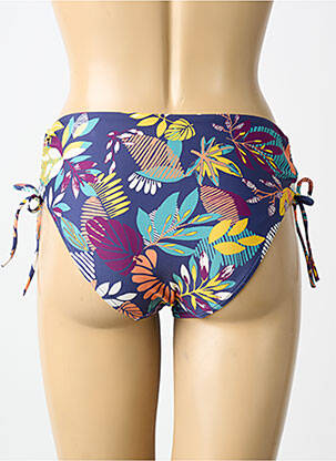 Chiloți de baie imprimeu floral bikini albastru SIMONE PERELE femeie