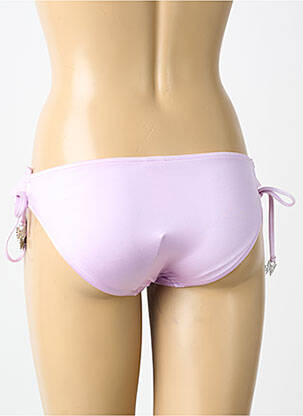 Chiloți de baie țesătură satinată bikini violet SEAFOLLY femeie