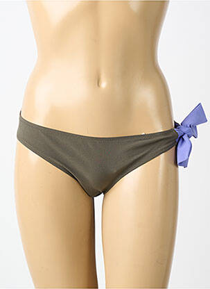 Chiloți de baie verde PRINCESSE TAM-TAM femeie