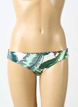 Chiloți de baie imprimeu floral chiloți verde SEAFOLLY femeie