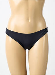 Chiloți de baie țesătură satinată bikini negru GRAIN DE SABLE femme