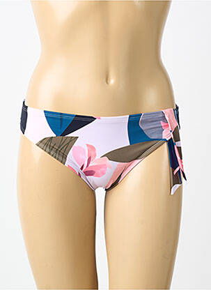 Chiloți de baie imprimeu floral bikini roz LINGADORE femeie