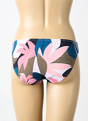 Chiloți de baie imprimeu floral bikini roz LINGADORE femeie