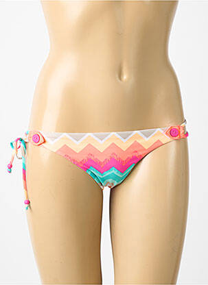 Chiloți de baie țesătură satinată bikini albastru SEAFOLLY femeie