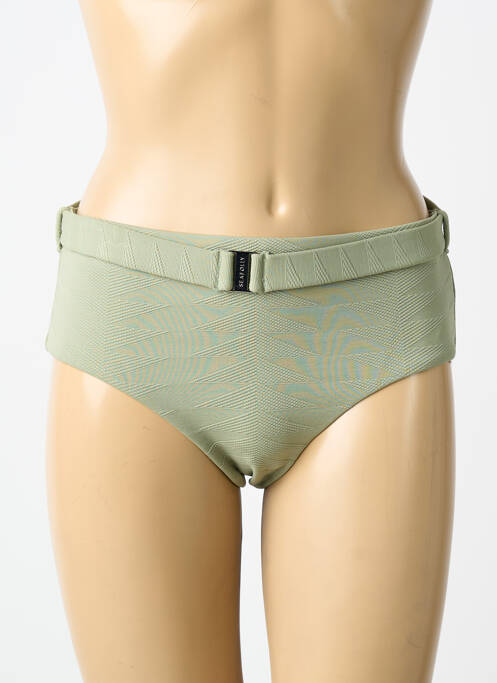 Chiloți de baie verde SEAFOLLY femeie