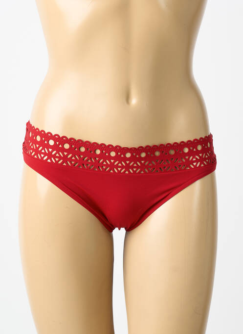 Chiloți de baie roșu închis LISE CHARMEL femeie