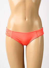 Chiloți de baie țesătură satinată chiloți portocaliu deschis SEAFOLLY femme