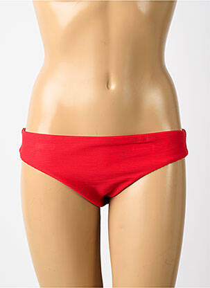 Chiloți de baie efect material satinat chiloți roșu SEAFOLLY femeie