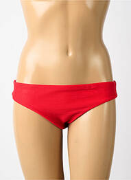 Chiloți de baie efect material satinat chiloți roșu SEAFOLLY femeie