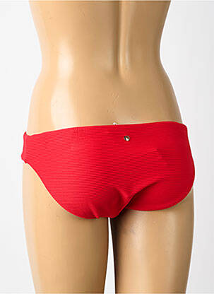Chiloți de baie efect material satinat chiloți roșu SEAFOLLY femeie
