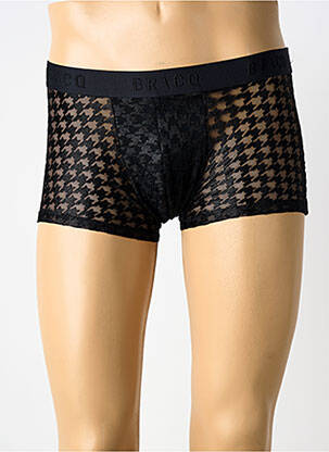 Boxer elasticitate negru LOUISA BRACQ bărbat