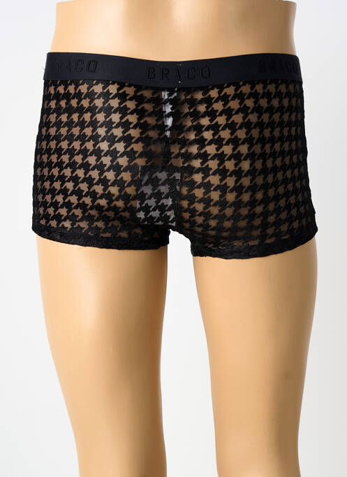 Boxer negru LOUISA BRACQ bărbat