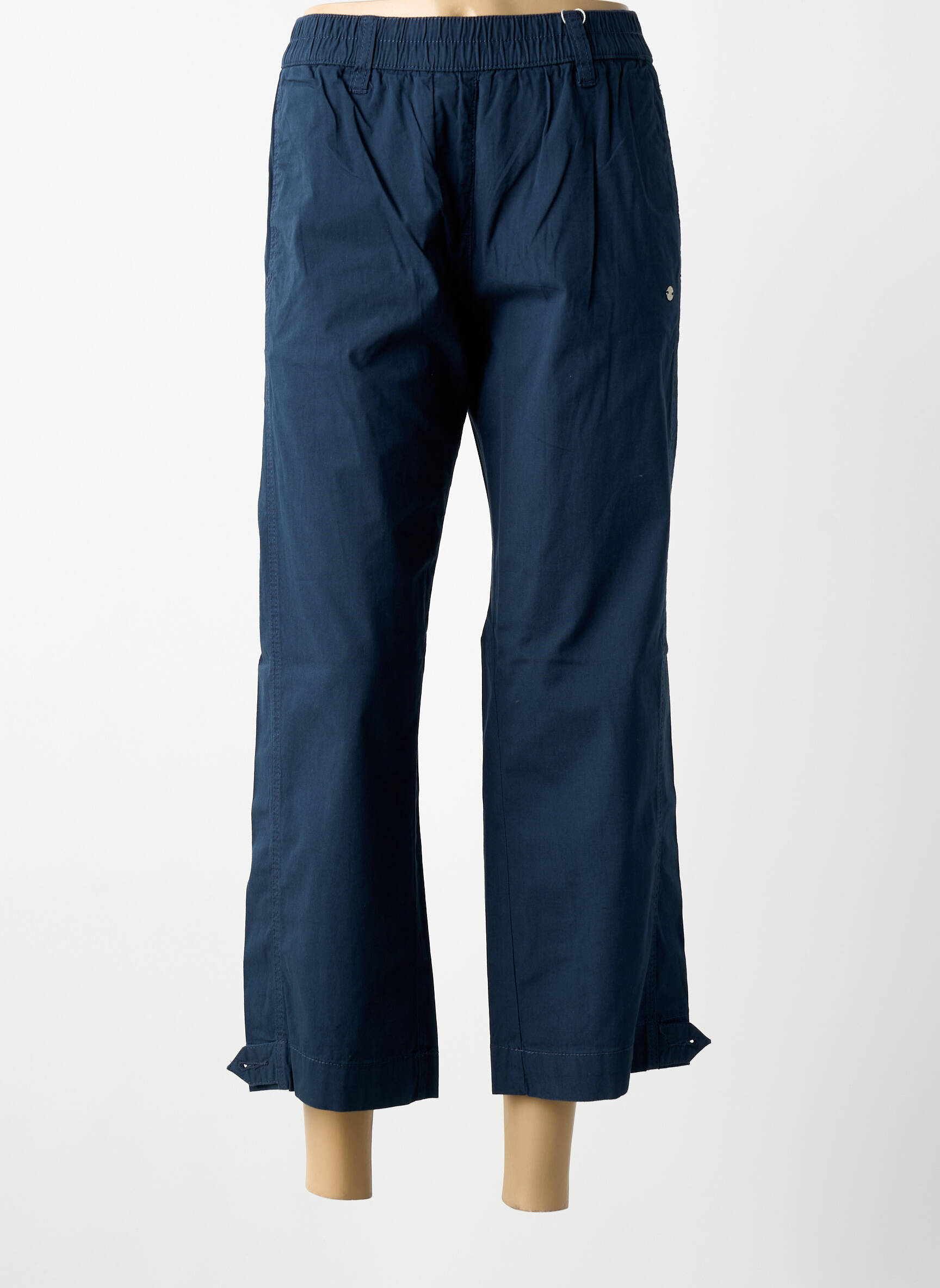 Pantalon trei sferturi elasticitate mărime normală albastru SHEEGO femeie