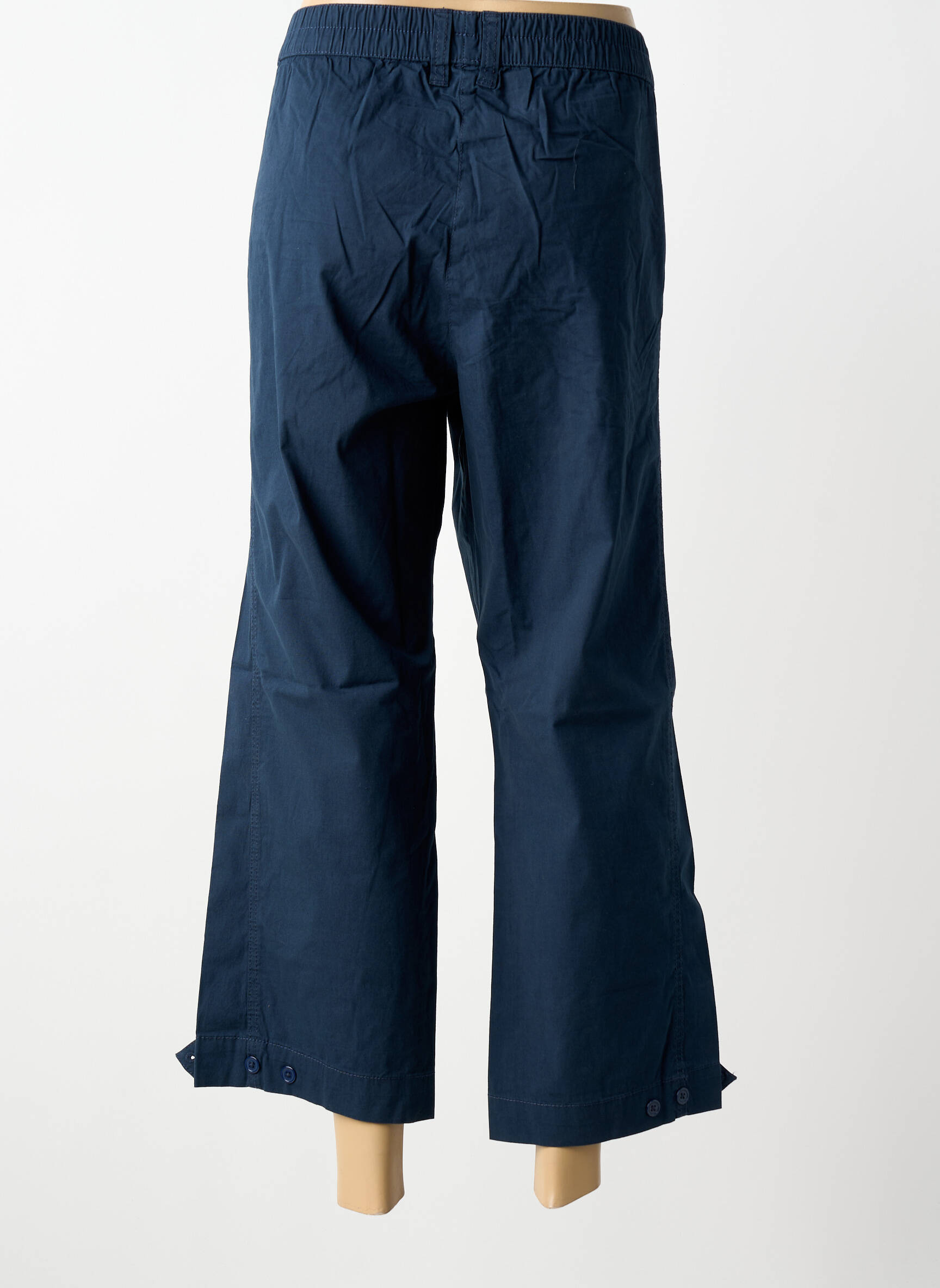 Pantalon trei sferturi elasticitate mărime normală albastru SHEEGO femeie