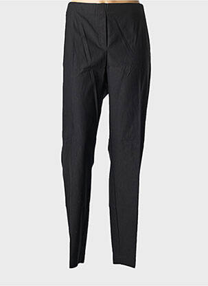 Jegging țesătură poplin mărime normală negru ADELINA BY SCHEITER femeie