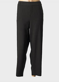 Pantalon 7/8 închidere cu fermoar sub clapetă cu cârlig mărime normală negru CISO femme
