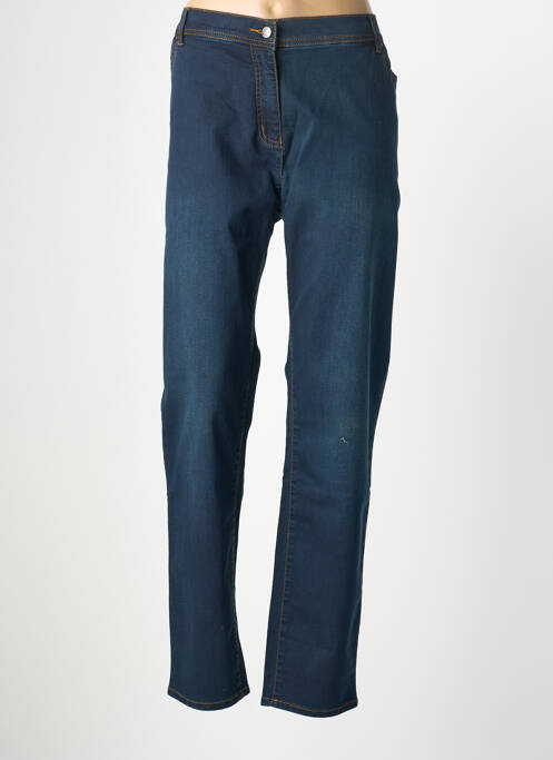 Blugi cu croială dreaptă albastru ADELINA BY SCHEITER femeie