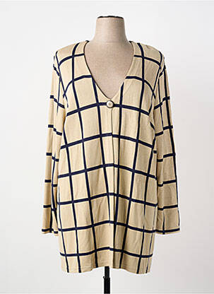 Vestă cu mâneci lungi bej MONA LISA femeie