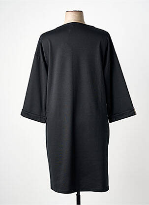 Rochie midi mâneci lungi mâneci lungi negru FRANCK ANNA femeie