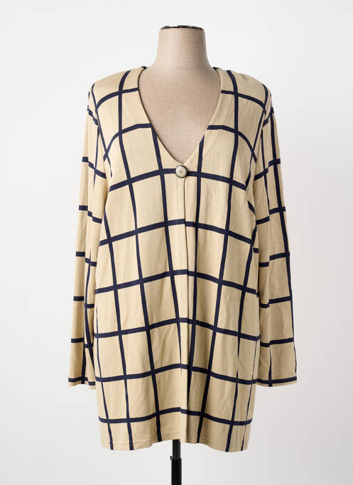 Vestă cu mâneci lungi bej MONA LISA femeie