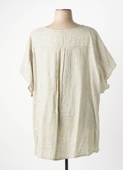 Tunică mâneci scurte bej CISO femeie