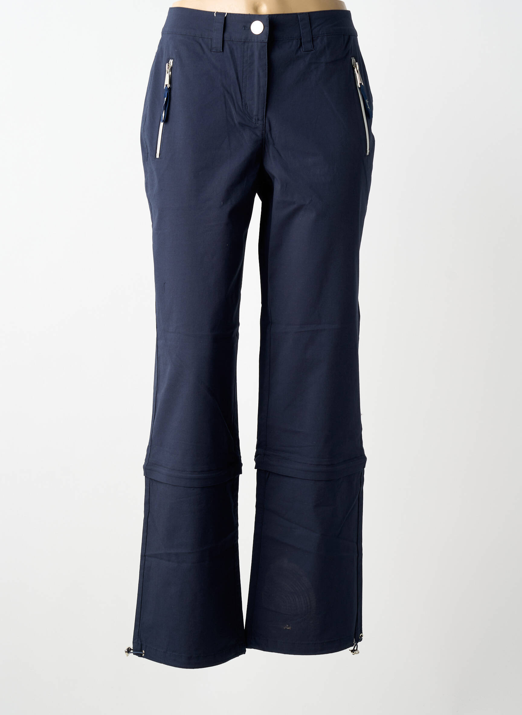 Pantalon drept elasticitate mărime normală albastru SHEEGO femeie