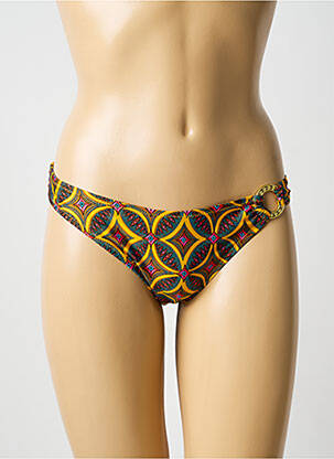 Chiloți de baie galben ANTIGEL femeie