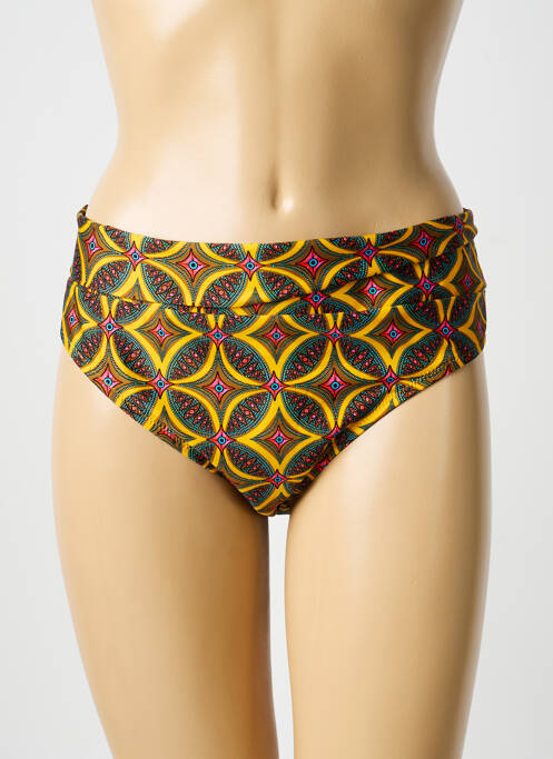 Chiloți de baie galben ANTIGEL femeie