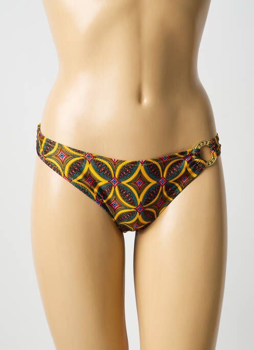 Chiloți de baie galben ANTIGEL femeie