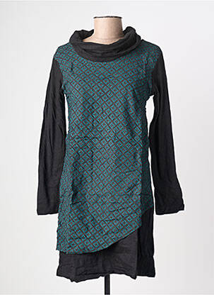 Rochie scurtă mâneci lungi mâneci lungi negru BAMBOO'S femme