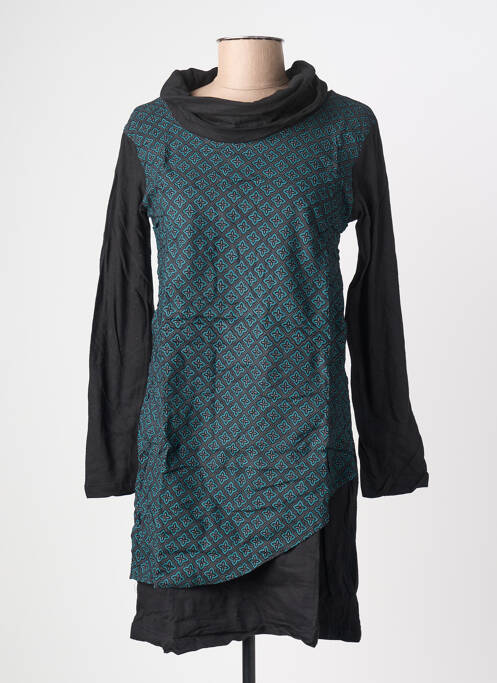 Rochie scurtă mâneci lungi mâneci lungi negru BAMBOO'S femme