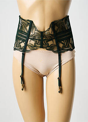 Corset/jartieră fără armatură verde AUBADE femeie