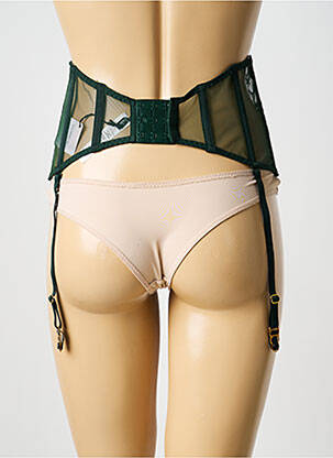 Corset/jartieră fără armatură verde AUBADE femeie