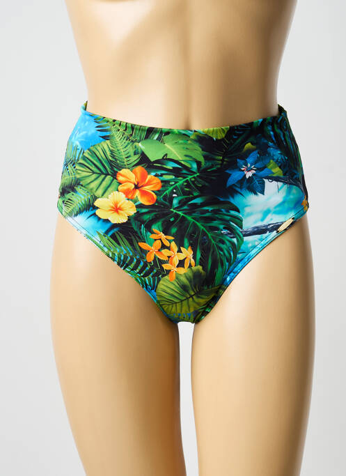 Chiloți de baie verde GRAIN DE SABLE femeie