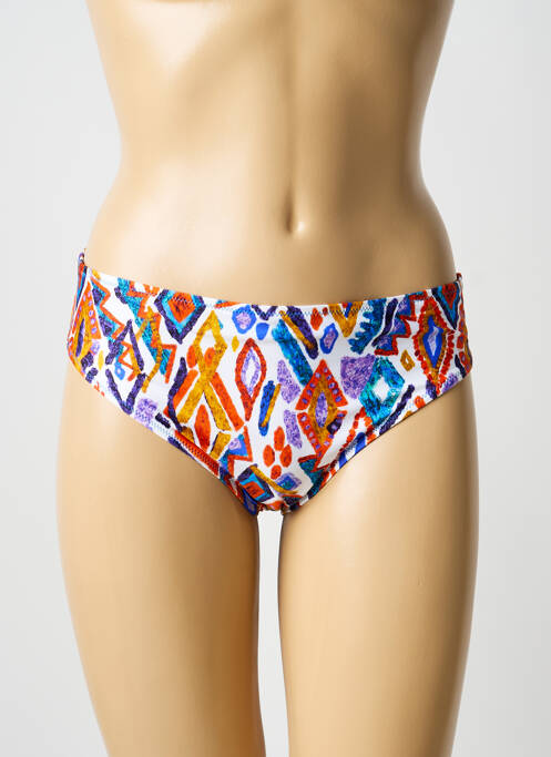 Chiloți de baie alb ANTIGEL femeie