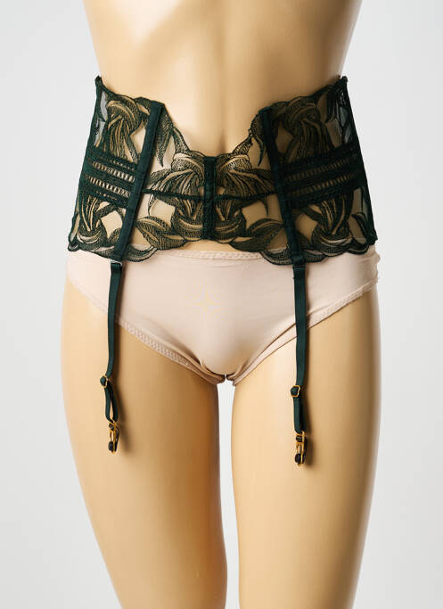 Corset/Jartieră verde AUBADE femeie