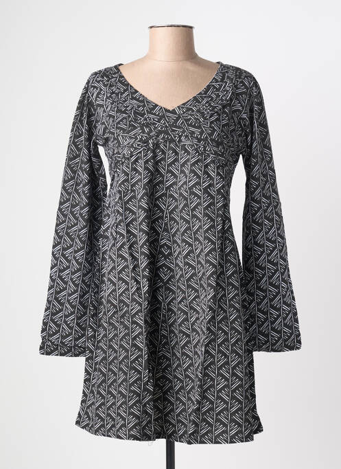 Rochie scurtă mâneci lungi mâneci lungi negru BAMBOO'S femme