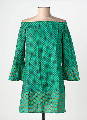 Tunică mâneci lungi mâneci lungi verde SINOE BY BAMBOO'S femeie