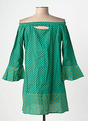 Tunică mâneci lungi mâneci lungi verde SINOE BY BAMBOO'S femeie