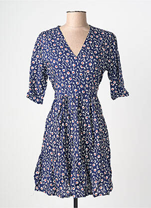 Rochie scurtă mâneci scurte mâneci scurte albastru SINOE BY BAMBOO'S femeie
