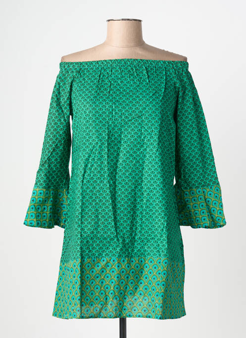 Tunică mâneci lungi verde SINOE BY BAMBOO'S femeie